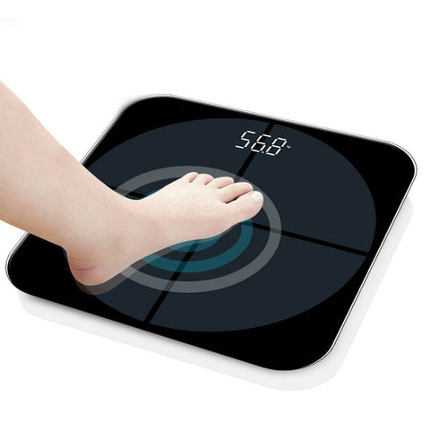 4-Electrode Smart Body Composition Scale, Coated Glass Digital Bathroom Weight Scale